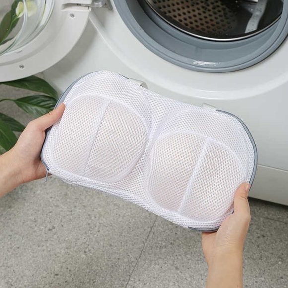 Wirefree Bra Laundry Bags for Washing Machine Underwear Mesh Wash Bags with Zipp - Picture 6 of 14
